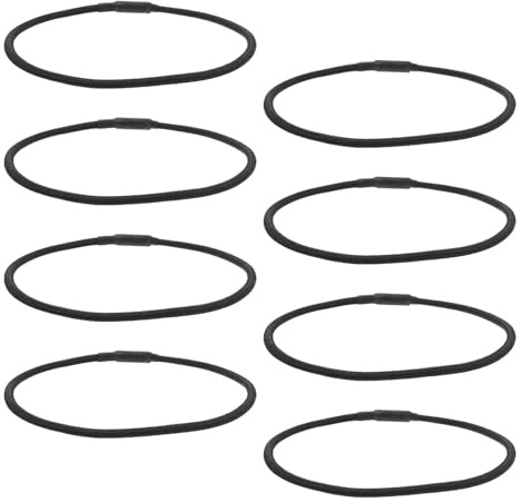 Cabilock 8 piezas Anillos de Goma Elásticos para Soporte Antivibración Micrófono Condensador Resistentes y Duraderas Compatibles con Suspensión Micrófono para Estudio Grabación Profesional