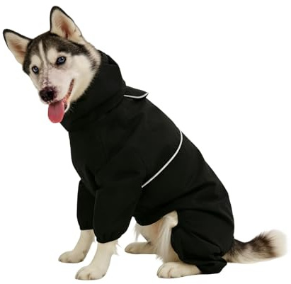 Hundebekleidung | wasserdicht mit einer bequemen Passform – komplette Hundebekleidung | für Weihnachten, Spaziergänge im Schnee, Spielen im Freien, Einkaufen und Camping