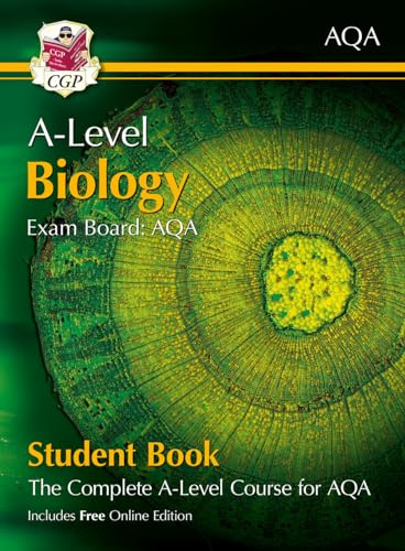 A-Level Biology for AQA: Year 1 & 2 Student Book with Online Edition: course companion for the 2027 and 2028 exams (CGP AQA A-Level Biology)