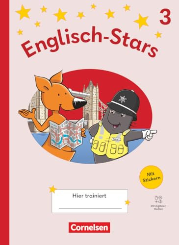 Englisch-Stars - Allgemeine Ausgabe ab 2025 - 3. Schuljahr: Übungsheft - Mit Lösungen und digitalen Medien