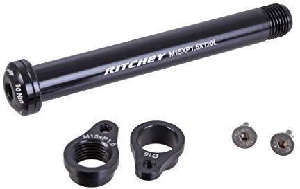 Ritchey Durchgangsachsen-Umrüstsatz: 15 mm Steckachse, schwarz