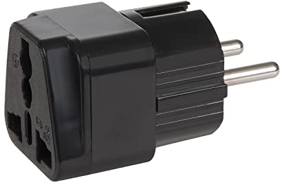 Maclean MCE155 Universal Reise Adapter Stecker GB/UK (Buchse) auf EU Schuko (Stecker) (UK auf EU - 100 Stück Set)