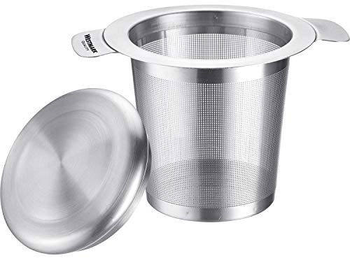 Westmark Dauerfilter/Teefilter/Dripper Edelstahl, Mit Deckel, Teatime, 18/8 Edelstahl, 7,5 x 9,5 cm, 15762260