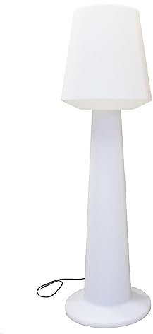 Lumisky Austral Lampada da terra con design luminoso, cablata, da esterno, potente illuminazione LED bianco, attacco E27, altezza 110 cm