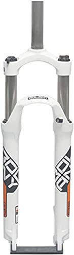 Mechanische Gabel mit Schultersteuerung, Mountainbike-Gabel, Scheibenbremse, Federgabel aus Aluminiumlegierung, 105 mm Hub(Color:Orange;Size:26inch)