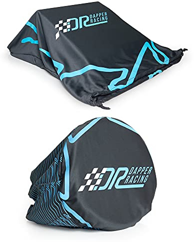 DAPPER RACING | Borsa SIMRACING per volante e pedali | Compatibile con la maggior parte dei modelli di volante e pedali di guida | G29 - G920 | T150 - T300 - T248 - T818 | CSL DD | Moza | Cammus