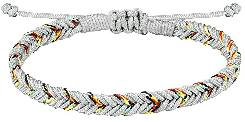JENDEAR SHINE Braided Rope Bracelet For Women Girls, Handmade Rope Jewelry Adjustable, Birthday Friendship Couple Gift