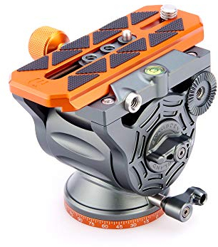 3 Legged Thing AirHed Cine Tripod Head - Adjustable, Lightweight Video Head with Panning Arm for Arca Swiss DSLR and Mirrorless & Standard Video Compatibility (AHCINE-V)