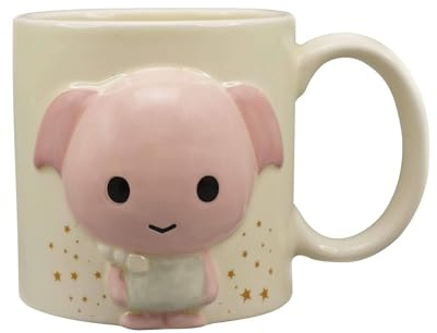 Harry Potter HALF MOON BAY Tasse – Dobby – 3D-Tasse – 350 ml – Arbeitstasse – Kawaii-Tasse