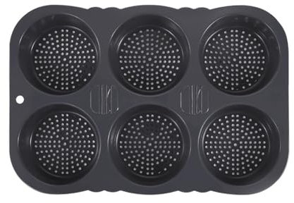 Molde para hamburguesas, panecillos de hamburguesa, molde de silicona, molde para pan, pan, bandeja de silicona, molde para hamburguesas, panecillos, puffs, tartaletas
