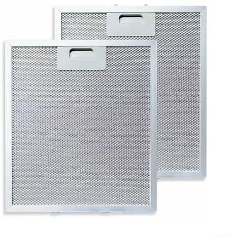 2 x Dunstabzugshaube, Fett für Dunstabzugshaube, 305 x 267 mm, 5-lagiges Aluminiumgeflecht, Dunstabzugshaube, Dunstabzugshaube, Fett