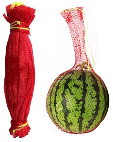 100 st spaljé meloon hängmatta – vattenmelon stödnät, meloon hängmattnät | starka bärande vattenmelonstöd dragsko nätväska, meloon hängmattor vaggor för vattenmelon honungsdew meloon, 35 cm vanlig