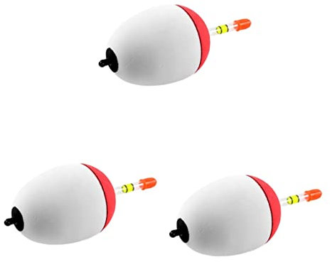 WOONEKY 3pcs Eva Buoy Carp Fishing Floats Set Glow Sticks Fishing Floats Sets for Anglers