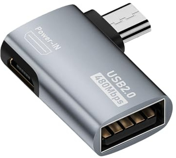 Générique Adapter - USB Adapter - Male Female Cable Adapter Converter | 480Mbps USB Adapter | Reusable Powered Cable Converter | Tran Rate