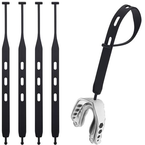 5stk Nur Mundschutzband für Fußball, Universal-Ersatzgurt für Rugby-Mundschutz Fußball-Mundstückgurt für Fußball Boxen Hockey Basketball Rugby für Die Meisten Mundschützer