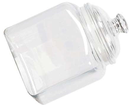 OFFSCH Tanque De Almacenamiento Cuadrado Pet Tarro De Plástico Sellado Para Nueces Galletas Té Recipiente De Plástico Para Alimentos Para Cocina y Despensa
