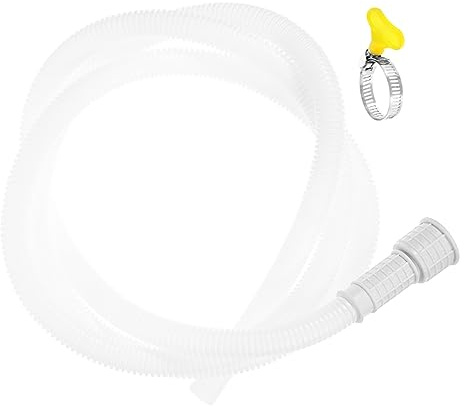 Uonlytech Flexible Pvc Air Conditioner Drain Hose 4 Meter Replacement Tube Not Easy to Leak for Washing Machine and Air Conditioning Units