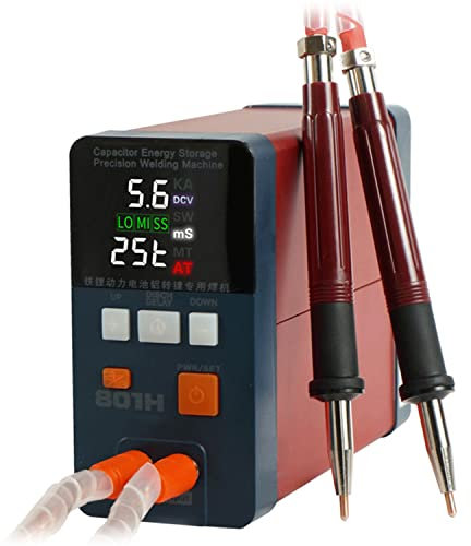 YSXXIAN Saldatrice a Punti Senza Fili Welder 801H con Batteria al Litio Penna per Saldatura Manuale Fai da Te - Saldatrice a Punti a impulsi