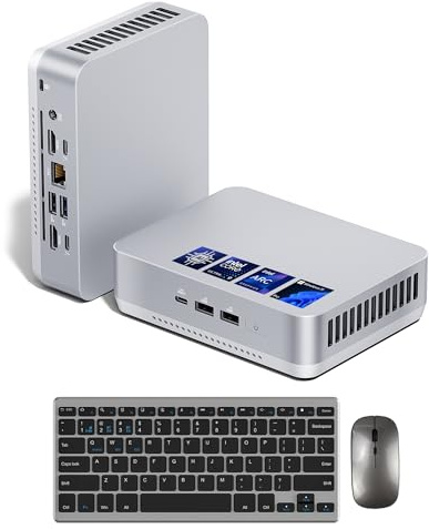ASUS NUC 14 Pro+ Petit PC, Intel Ultra 9 185H (16C/22T, jusqu'à 5,1 GHz), 64 Go de RAM DDR5, SSD PCIe 2 To, AI Mini PC Win 11 Pro, Thunderbolt 4, 8K HDR, WiFi 6E, BT 5.3, VESA Mount, Silver Mini