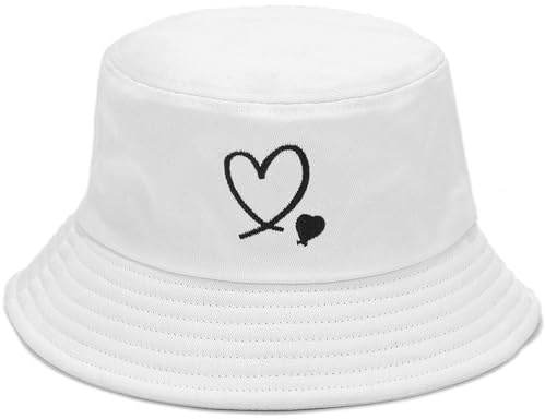 Malaxlx Damen Fischerhut Bucket Hat Anglerhut Sonnenhut Fischerhüte Sommerhut Faltbarer Strandhut Draussenhut