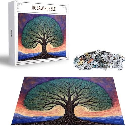 Puzzle 2000 Pezzi per Adulti e Ragazzi, Puzzle Albero della vita Jigsaw Giochi Rilassamento, Jigsaw Paesaggio per Gioco Familiare, Idea Regalo Uomo e Donna, Consigliato a Partire dai 14 Anni S-406