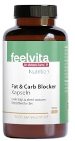 Feelvita Nutrition Fat & Carb Blocker Kapseln 2-Monatsvorrat (120 Kapseln)