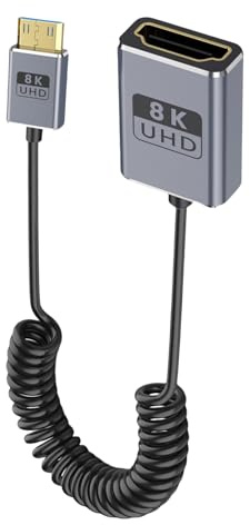 BUBEFSKD Cavo Sottile da 2 5 Mm Adatto per Fotocamere Supporto Tablet Risoluzioni 8K E 4K Facile da Trasportare Cavo Flessibile per Trasferimento Video con Chiaro