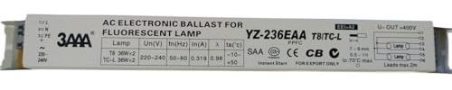 NIWPPKIMX 1 pièces Ballast électronique YZ-236EAA T8/TC-L 36W Ballast 2X36W Un à Deux redresseur