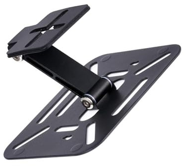 PEPWE Foldable Metal Projector Stand with 180 Degree Rotation Adjustable Height for Home Office Outdoor Space Saving Projector Mount