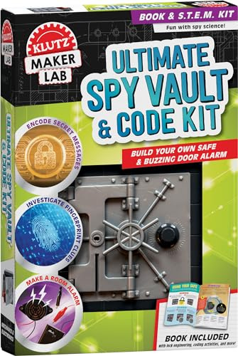 Ultimate Spy Vault & Code Kit (Klutz), Brown