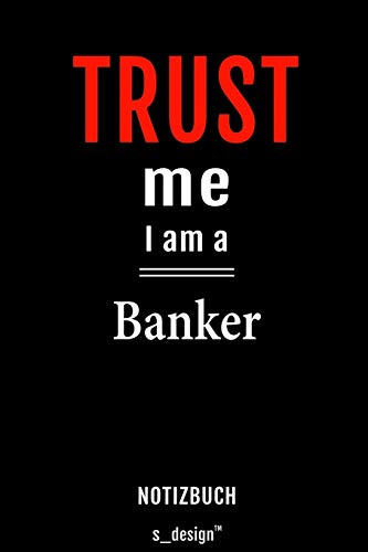 Notizbuch für Banker: Originelle Geschenk-Idee [120 Seiten liniertes blanko Papier]
