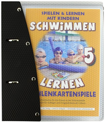 Schwimmen lernen 5: Zahlenkartenspiele, laminiert: Ratgeber für Eltern, Lehrer- und Trainer*innen