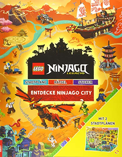 LEGO® NINJAGO® – Entdecke Ninjago City: 2 Stadtpläne, Rätsel, Sticker