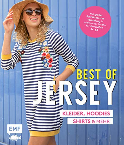 Best of Jersey - Kleider, Hoodies, Shirts und mehr: Von Größe 34-44 - Mit 6 Schnittmusterbogen in praktischer Tasche