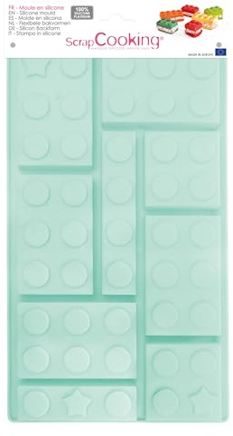 ScrapCooking 3160 Silikon-Backform, Blau, 32 x 17,5 x 3 cm