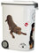 CURVER | Conteneur à Croquettes 54L/20Kg Love pets Chien, Blanc, 28 x 50 x 61 cm, Plastique