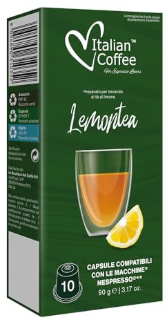 Italian Coffee 60 Capsule Tè Limone Compatibile con Nespresso