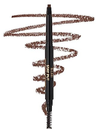 Milani Stay Put Brow Sculpting Mechanical Pencil - Dark Brown (0.01 Ounce) Cruelty-Free Long-Lasting Eyebrow Pencil that Defines and Shapes Brows