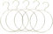 5 PièCes Porte ÉCharpe en MéTal Ronde - Cintres CréAtifs pour Foulards, Supports De Rangement en Or pour Chambres - Porte Foulard