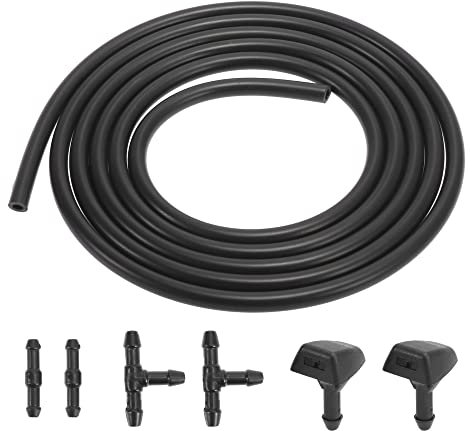 X AUTOHAUX 7uds Coche Delantero Parabrisas Lavado Boquillas 2 Metros Manguera 30655605