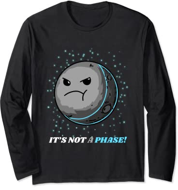 Mond Vollmond Halbmond Sichel - Das ist nur eine Phase Langarmshirt