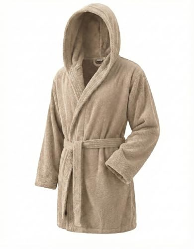 Top Towel - Elegant - Accappatoio per donna e uomo 100% cotone, 500 g/m² - Opzione con cappuccio o senza cappuccio - Morbido e assorbente per doccia, spa e piscina