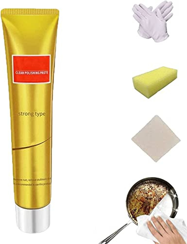 2023 New All Metal Polish Cream,Metal Polishing Paste,Multifunction Rust Remover For Kitchen Stainless Steel/Aluminum/Brass/Copper (1pc)