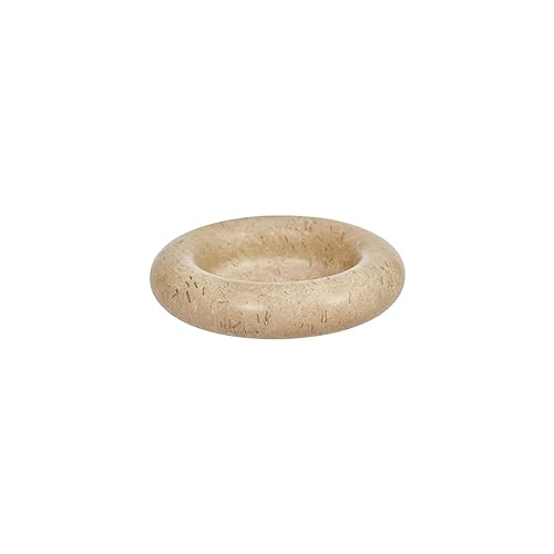 Oyoy Living - Savi Marmor-Kerzenhalter, groß, Beige (L300761)