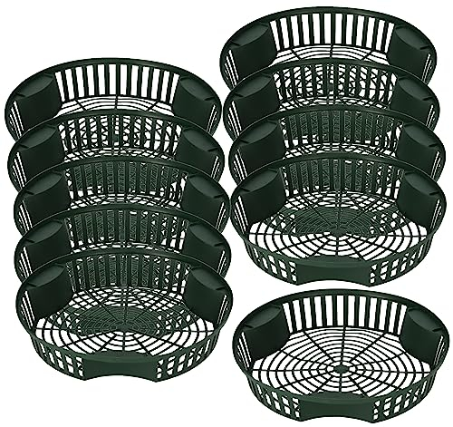 KOTARBAU® Lot de 10 paniers de plantation de bulbes de fleurs de 315 mm Panier de plantation de bulbes à fleurs Panier de culture de bulbes à fleurs Panier de culture de bulbes à fleurs Panier de