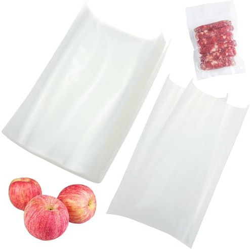 Lot de 100 sacs à sceller sous vide texturés 10 x 15 cm, stockage sous vide pour congélateur, sac épais en relief avec étanchéité améliorée
