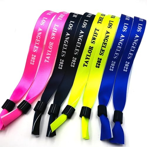 IEK Personalisierte Armbänder, Einlassbänder Stoff, Festival Armbänder, Handgelenk Party Bänder, Wristbands for Events (50 Stück)