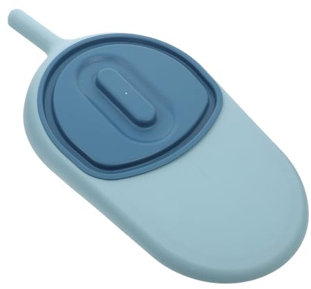 UTHCLO Bettpfanne Für Ältere Frauen Auslaufsicher Tragbare Bettpfanne Für Deckel Komfortable Und Benutzerfreundliche Lösung Für Bettlägerige Patienten Stilvolles Design Himmelblau