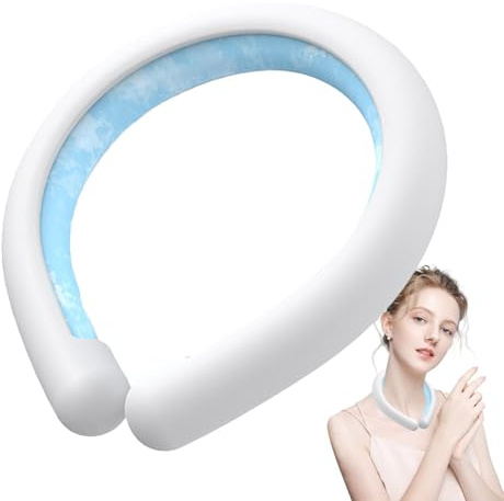 Refroidisseur de cou congelé - Enveloppement de paquet de glace en tube de gel froid réutilisable | Bande de soulagement de refroidissement mains libres pour sports de plein air randonnée course