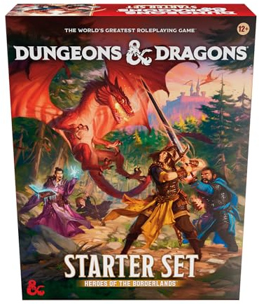 Dungeons & Dragons Starter Set: Helden der Grenzlande | D&D Fantasy-Abenteuerspiel für 3–5 Spieler